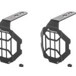 Headlight protector for original BMW LED "Nano" headlight, Set, black (08/2017-) *OFFROAD USE ONLY*