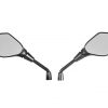 Safety rear-view mirror set, aspherical, right-hand thread M10 x 1.25