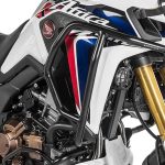 Stainless steel crash bar black, for Honda CRF1000L Africa Twin