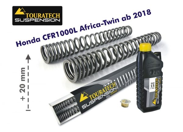 Progressive fork springs for Honda CRF1000L Africa Twin from 2018 +20mm / Offroad Travel