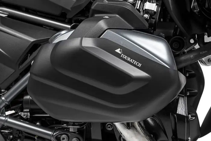 Cylinder protection aluminium black (set) for BMW R1250GS