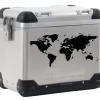 ZEGA PRO/ZEGA Pro2/ZEGA Mundo world map pannier label, black