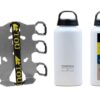 BMW - Adapter plate Bottle holder, double with 2x Touratech aluminum bottle 0.6 litres