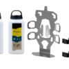 ZEGA Evo accessory holder "bottle holder" double with 2x Touratech aluminum bottle 0.6 litres