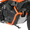 Tank crash bar stainless steel, orange for KTM 790 Adventure/ 790 Adventure R (-2022)