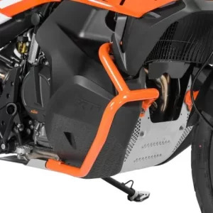 Tank crash bar stainless steel, orange for KTM 790 Adventure/ 790 Adventure R