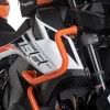 Stainless steel fairing crash bar, orange for KTM 790 Adventure/790 Adventure R (-2022)