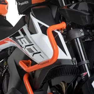 Stainless steel fairing crash bar, orange for KTM 790 Adventure/790 Adventure R