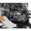 Stainless steel black headlight protector with quick release fastener for BMW F850GS Adventure *OFFROAD USE ONLY*