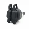 Double USB A + C plug-n-play built-in socket with quick charging function for BMW motorcycles