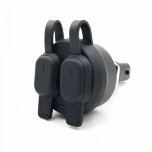 Double USB A + C plug-n-play built-in socket with quick charging function for BMW motorcycles